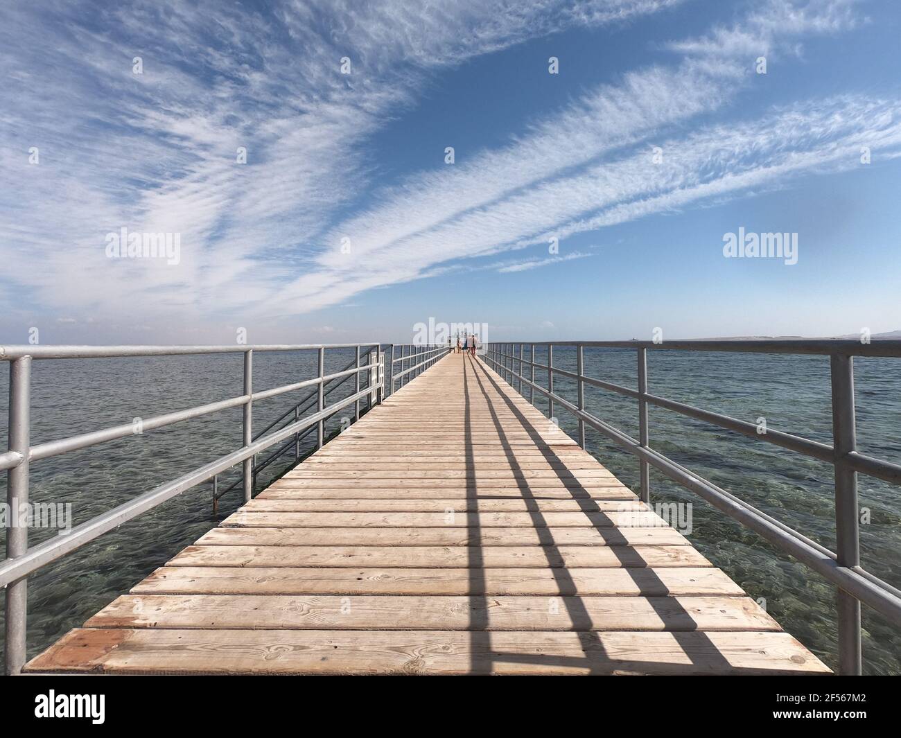 Blick auf den tropischen Strand Stockfoto