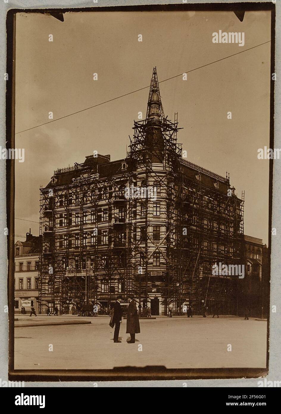 Umzug Eckhaus. . Stockfoto
