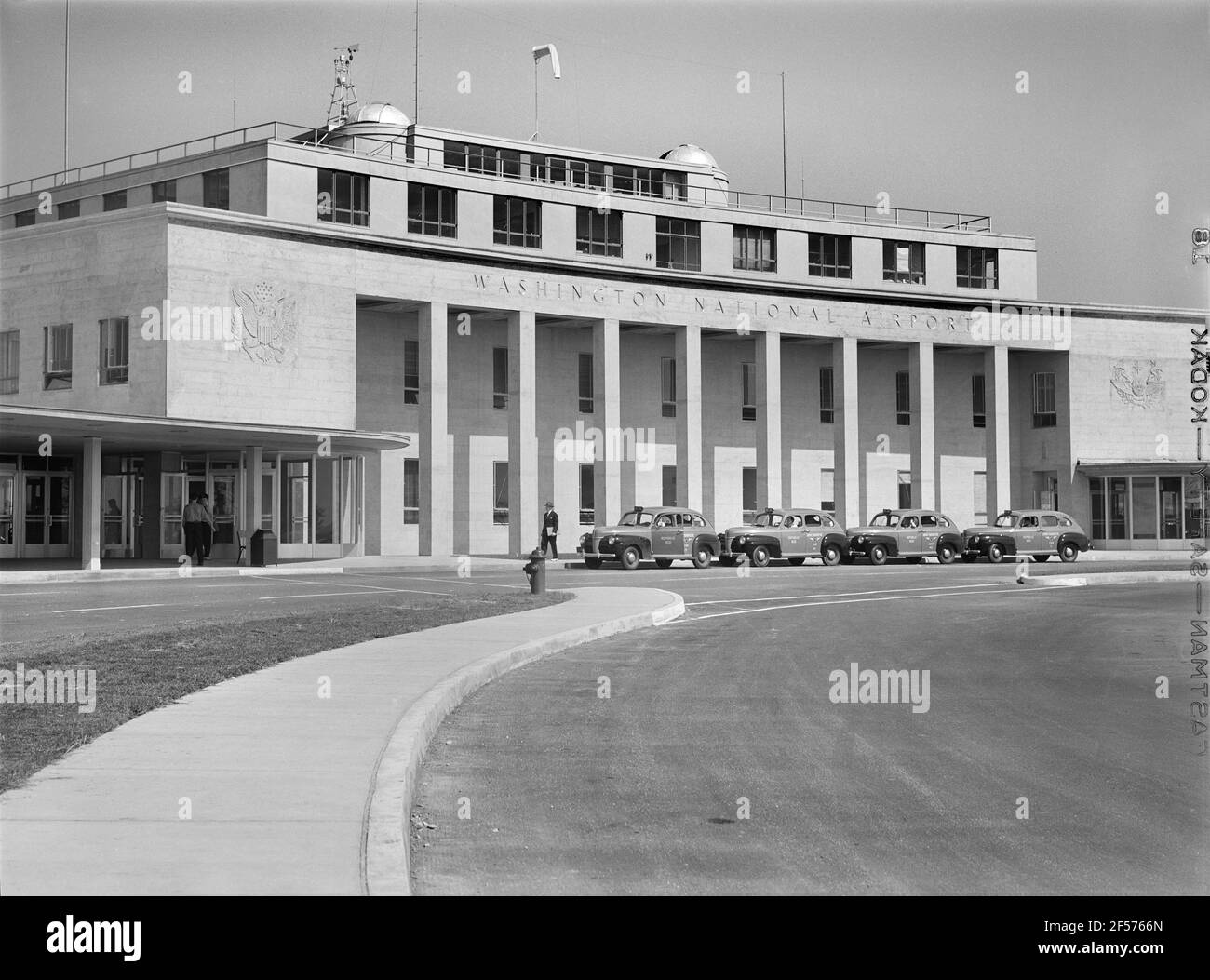 Verwaltungsgebäude, Stadtflughafen, Washington, D.C., USA, Jack Delano, U.S. Office of war Information, Juli 1941 Stockfoto