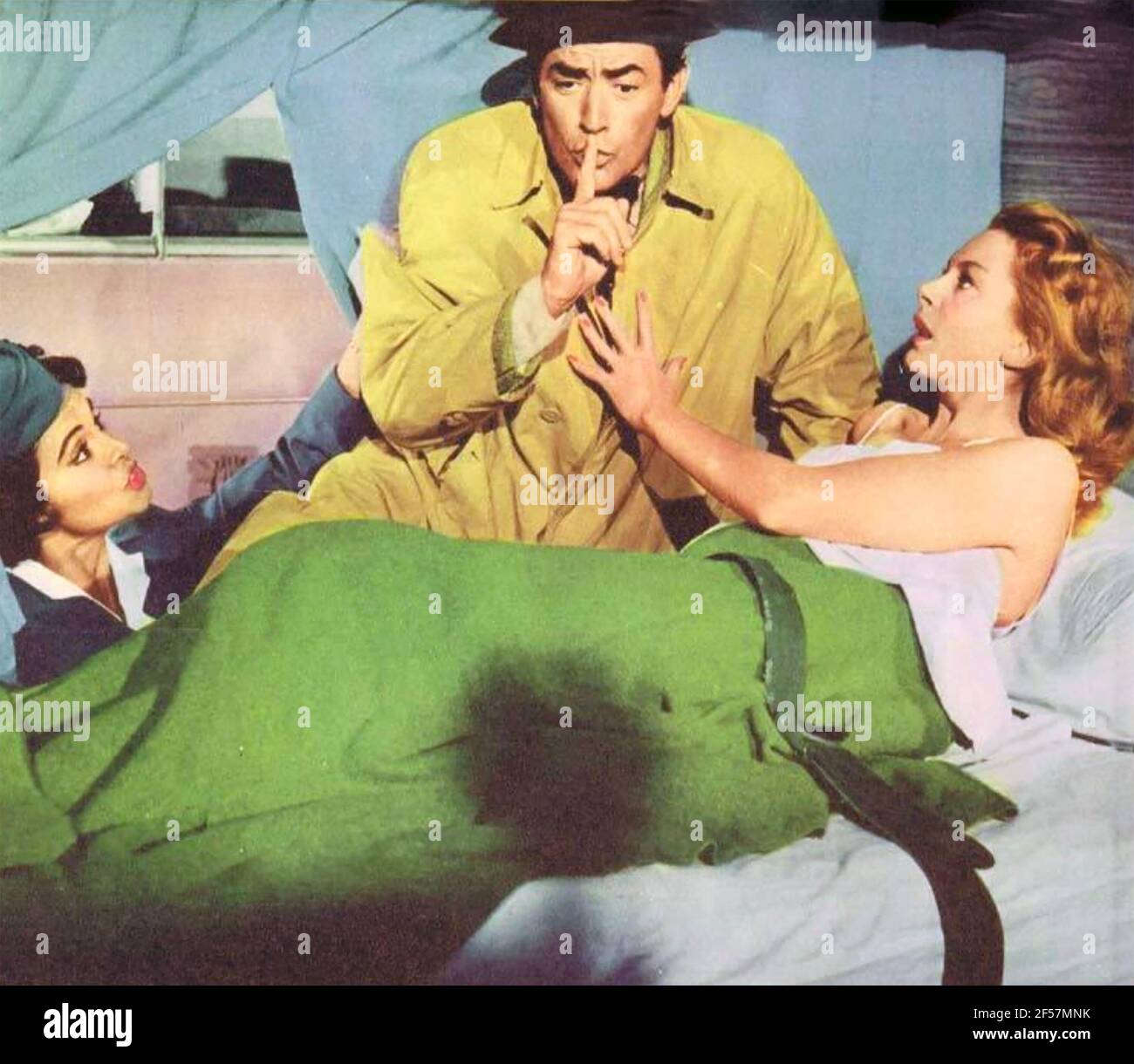 GELIEBTE UNGLÄUBIGE 1959 20th Century Fox Film mit Deborah Kerr Rechts und Gregory Peck Stockfoto