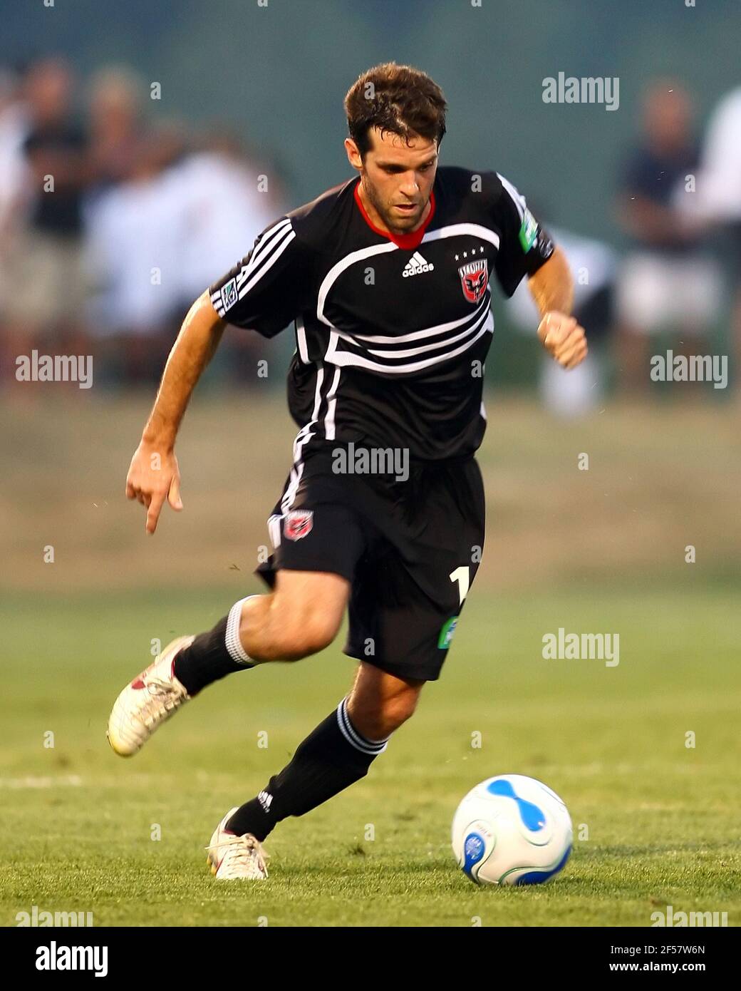 DC United besiegte Columbus Crew 2-1 in einem Open Cup Spiel im Maryland Soccerplex am 1 2006. August. Stockfoto