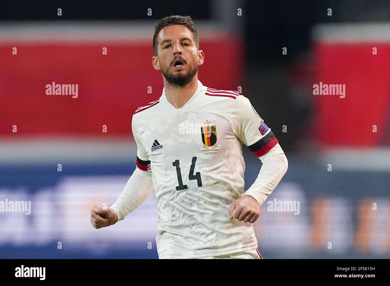 LEUVEN, BELGIEN - MÄRZ 24: Dries Mertens von Belgien während der FIFA WM 2022 Qatar Qualifier Spiel zwischen Belgien und Wales in Den Dreef auf Ma Stockfoto