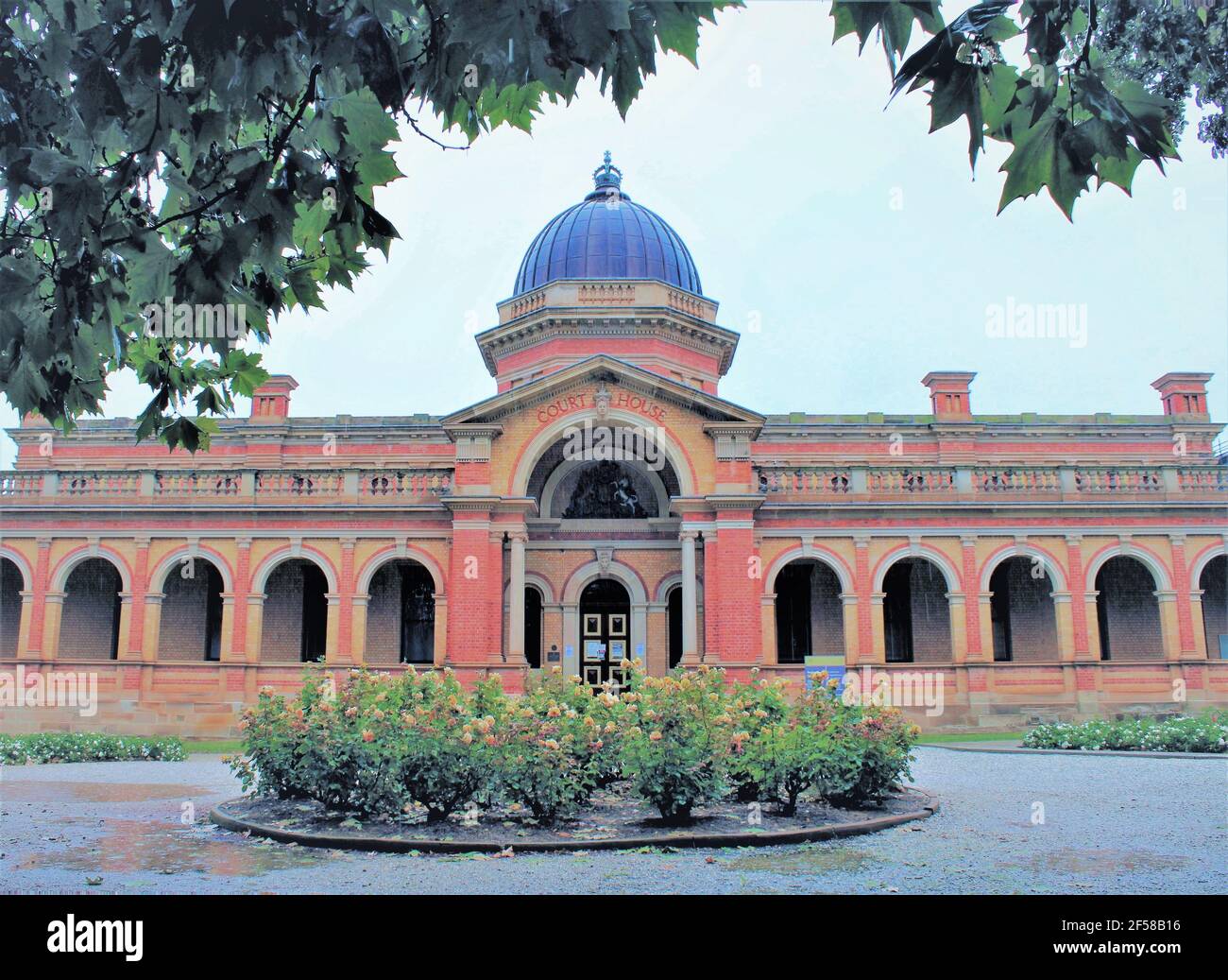 Goulburn Courthouse (1887) Entworfen vom Architekten James Barnett, im viktorianischen Stil Italianate, Goulburn, New South wales, Australien. Stockfoto