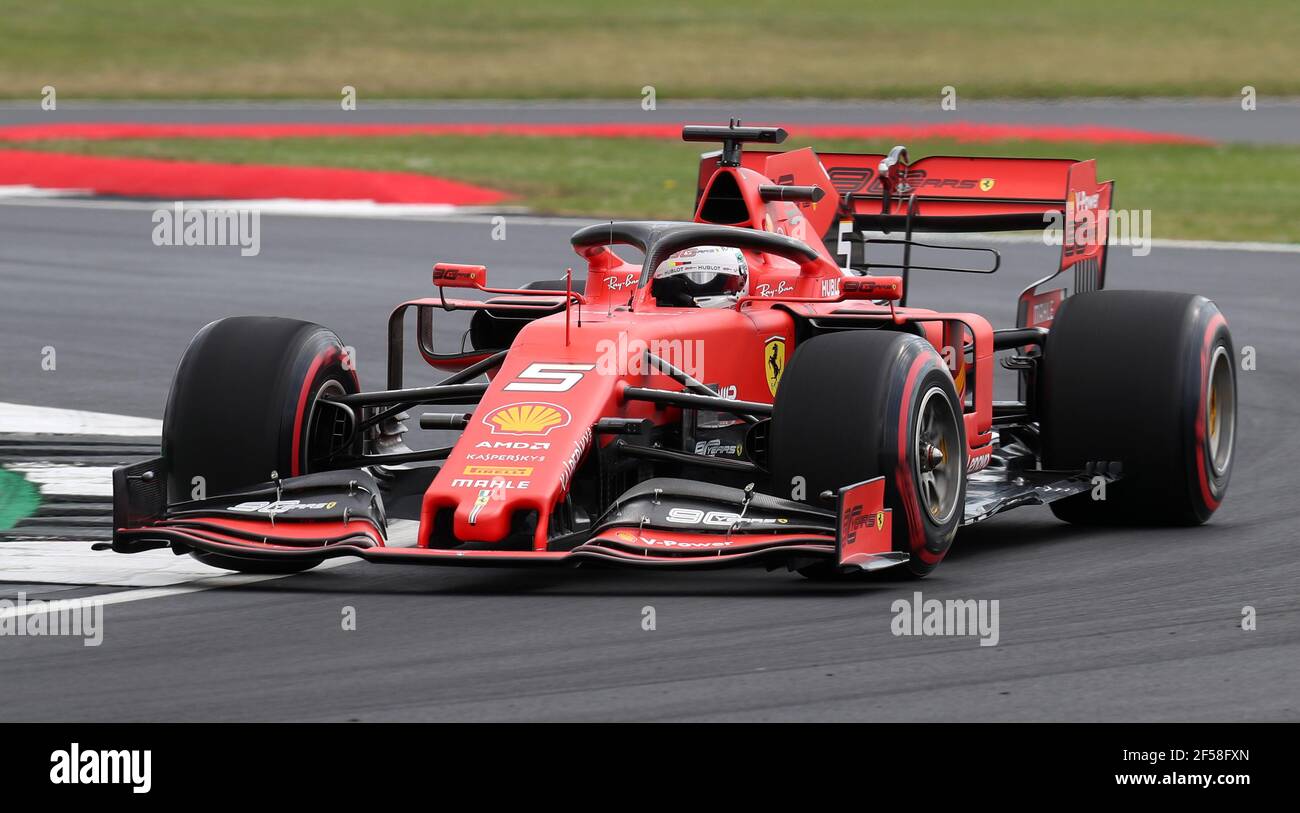 Aktenfoto vom 12-07-2019 von Sebastian Vettel. Ausgabedatum: Donnerstag, 25. März 2021. Stockfoto