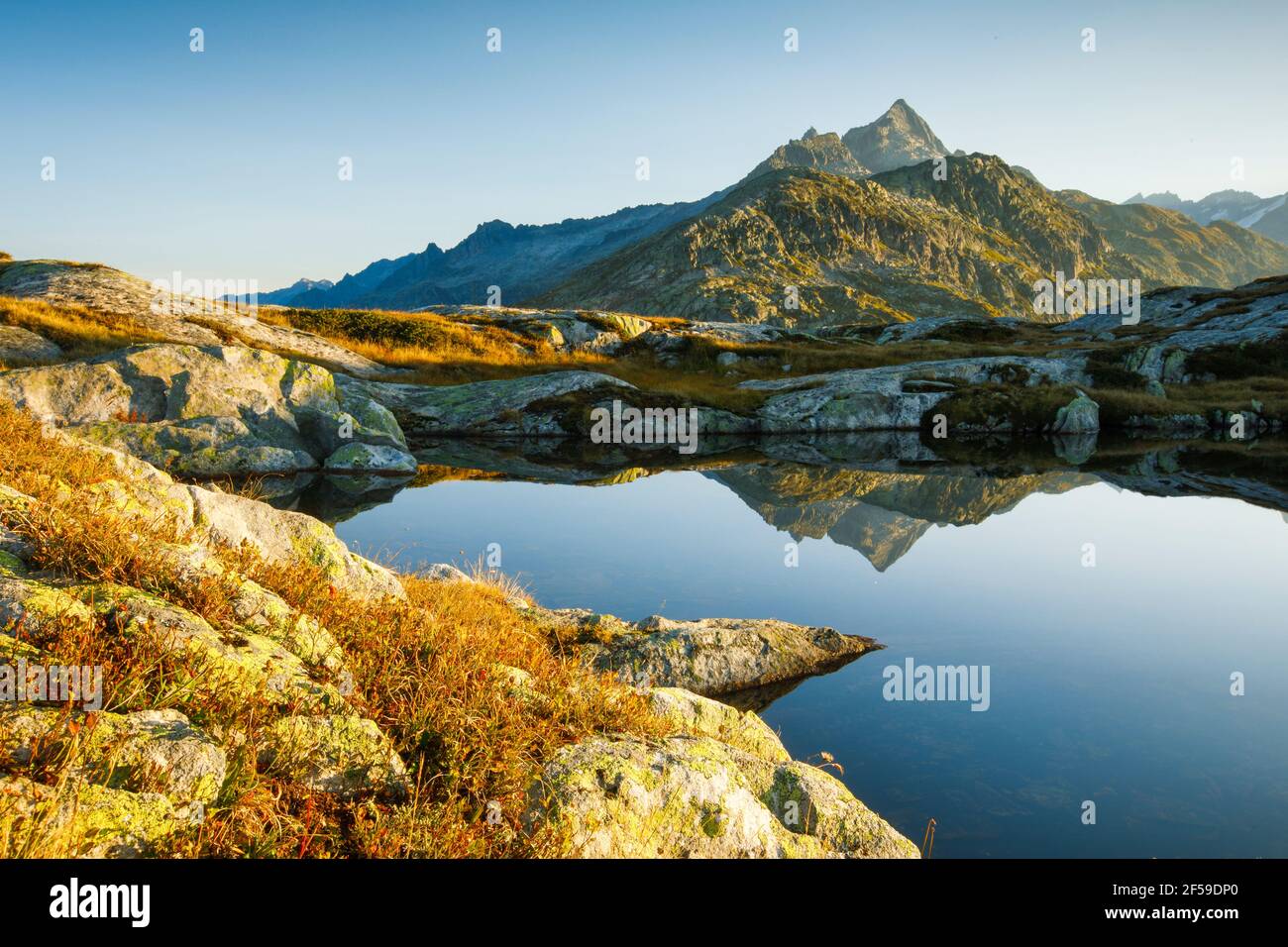 Geographie / Reisen, Schweiz, Gaerstenhoerner (Peak), 3189 m, Additional-Rights-Clearance-Info-not-available Stockfoto