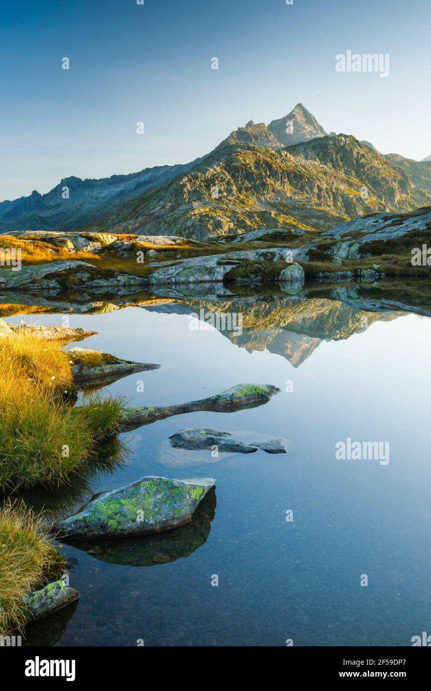 Geographie / Reisen, Schweiz, Gaerstenhoerner (Peak), 3189 m, Additional-Rights-Clearance-Info-not-available Stockfoto