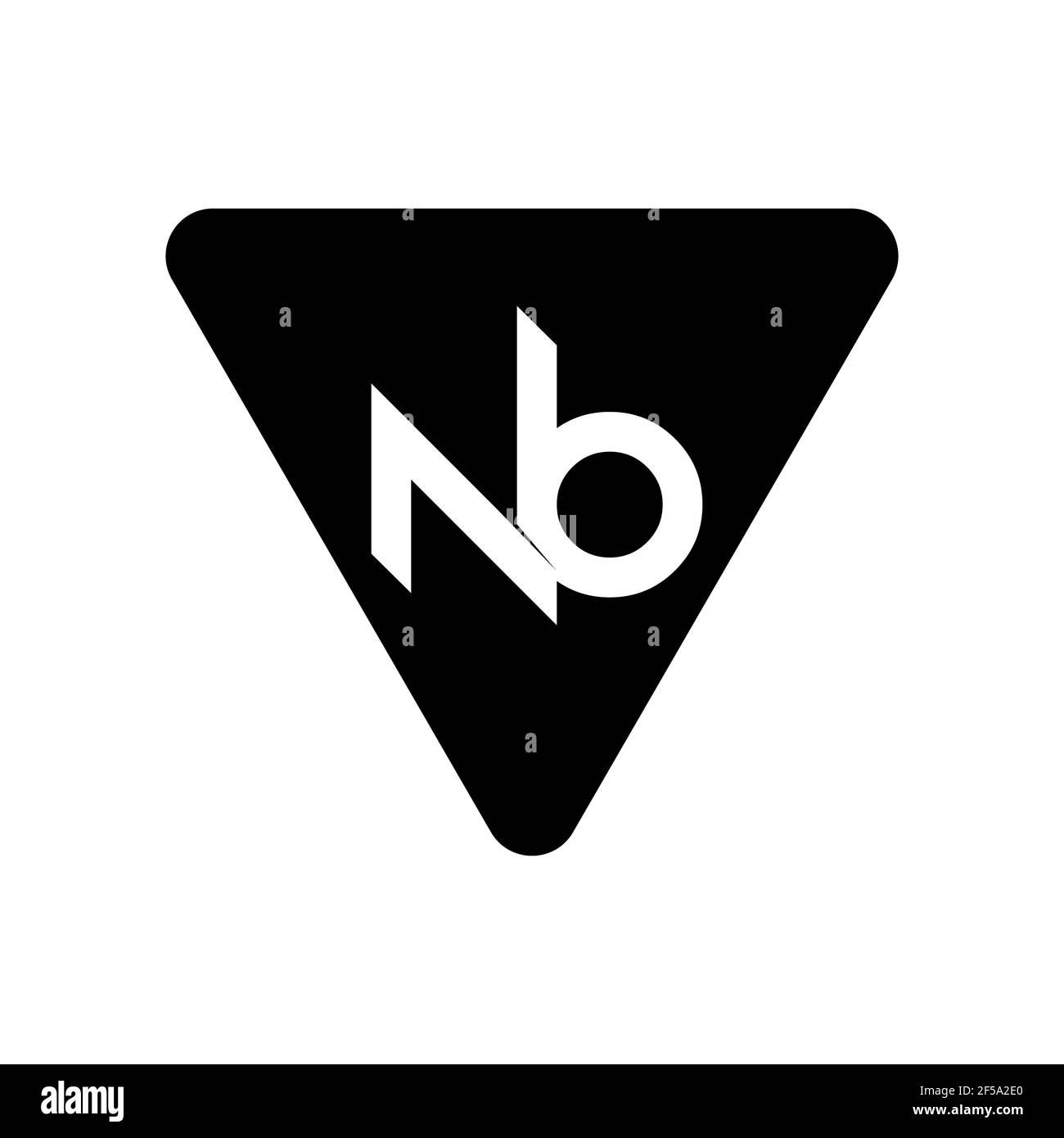 Professionelle innovative erste NB-Logo und BN-Logo. Buchstabe BN NB Minimal elegant Monogramm. Premium Business künstlerische Alphabet Symbol und Zeichen Stockfoto