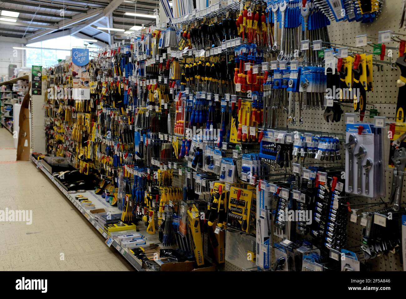 homebase DIY Superstore Niederlassung in herne Bay East kent uk märz 2021 Stockfoto