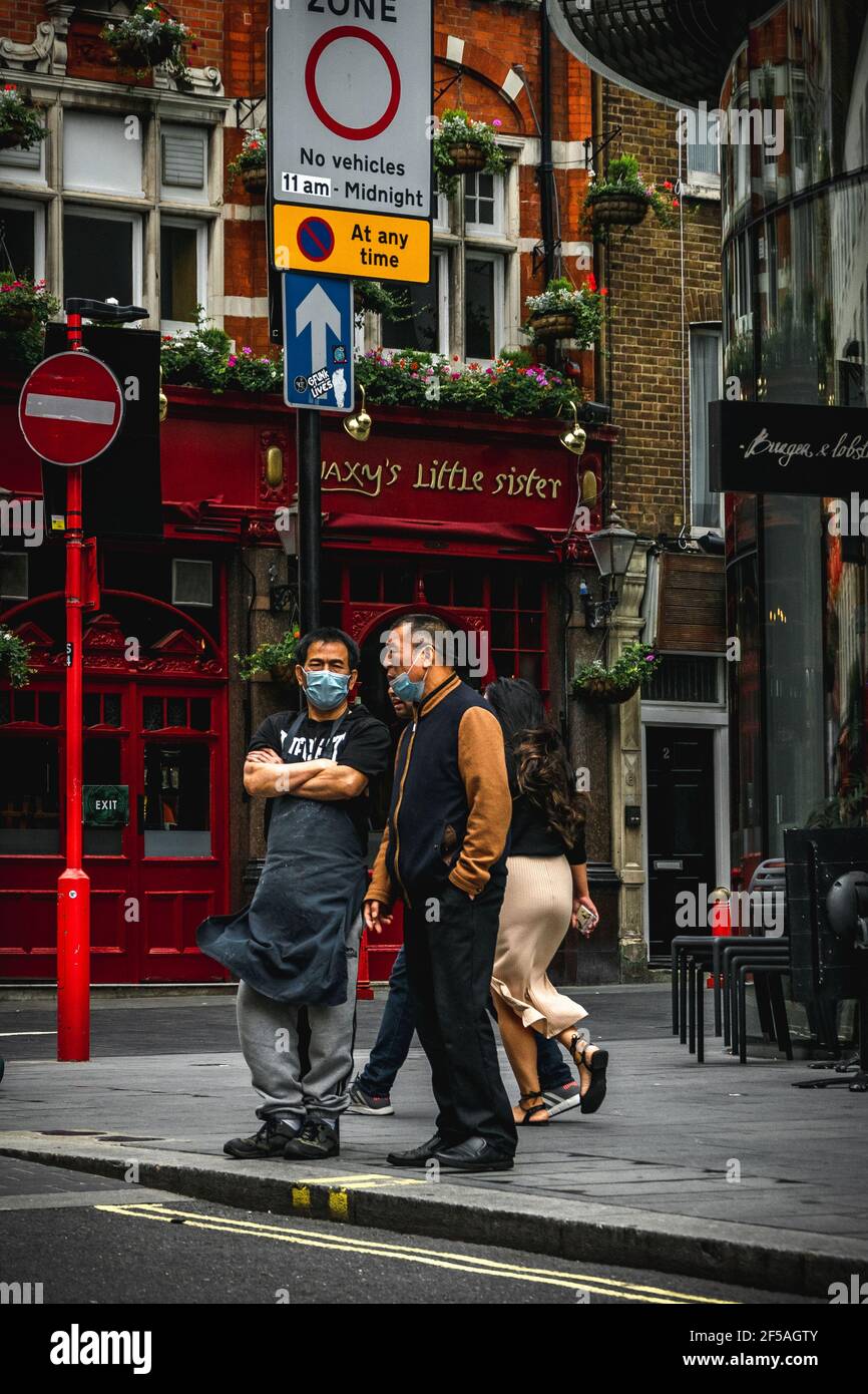 Chinatown in London, England Stockfoto