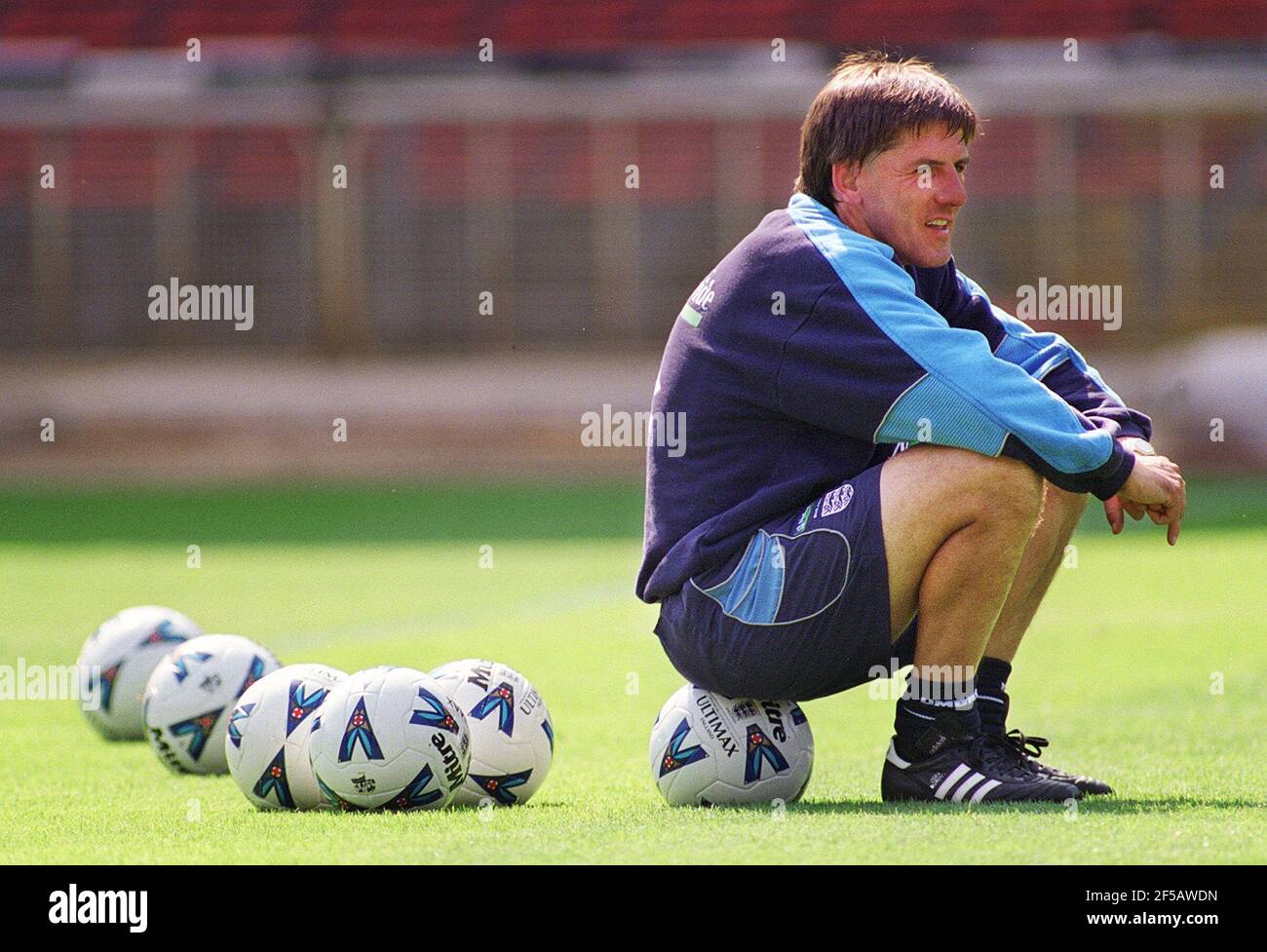 Peter Beardsley September 1999during England Trainingseinheit in Wembley Stockfoto