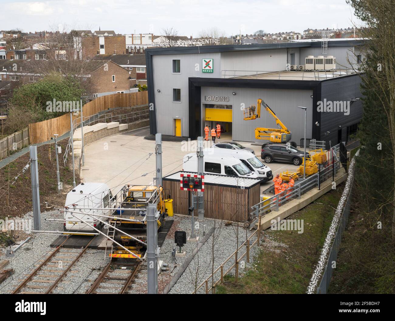 Tyne and Wear Metro Trainingszentrum oder Nexus Learning Center in South Shields, Nordostengland, Großbritannien Stockfoto