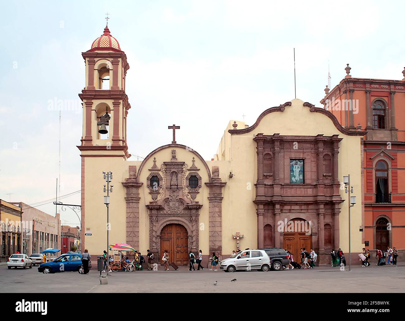 Iglesia de la Compania y Capilla de Loreto, San Luis Potosi, Mexiko. Stockfoto