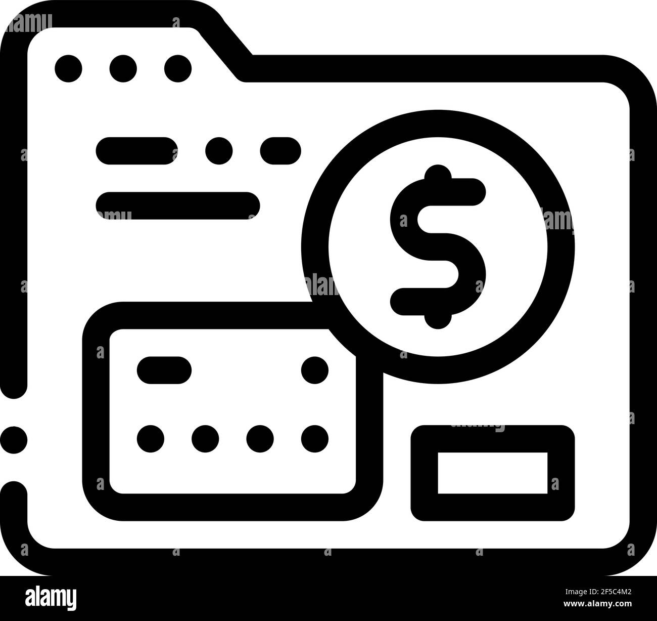 Kreditkarte Fur Identitatszeile Symbol Vektor Illustration Stock Vektorgrafik Alamy
