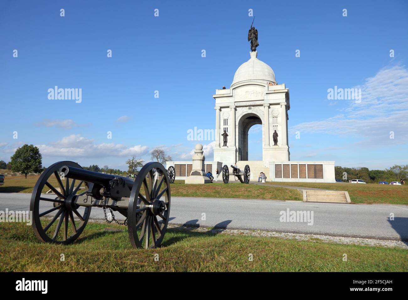 Geographie / Reisen, USA, Pennsylvania, Gettysburg, Pennsylvania Monument, Gettysburg National Military, Additional-Rights-Clearance-Info-Not-Available Stockfoto