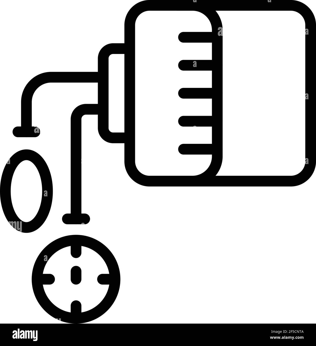 Online Apotheke Symbol. Outline online apotheke Vektor Symbol für Web Design auf weißem Hintergrund Stock Vektor