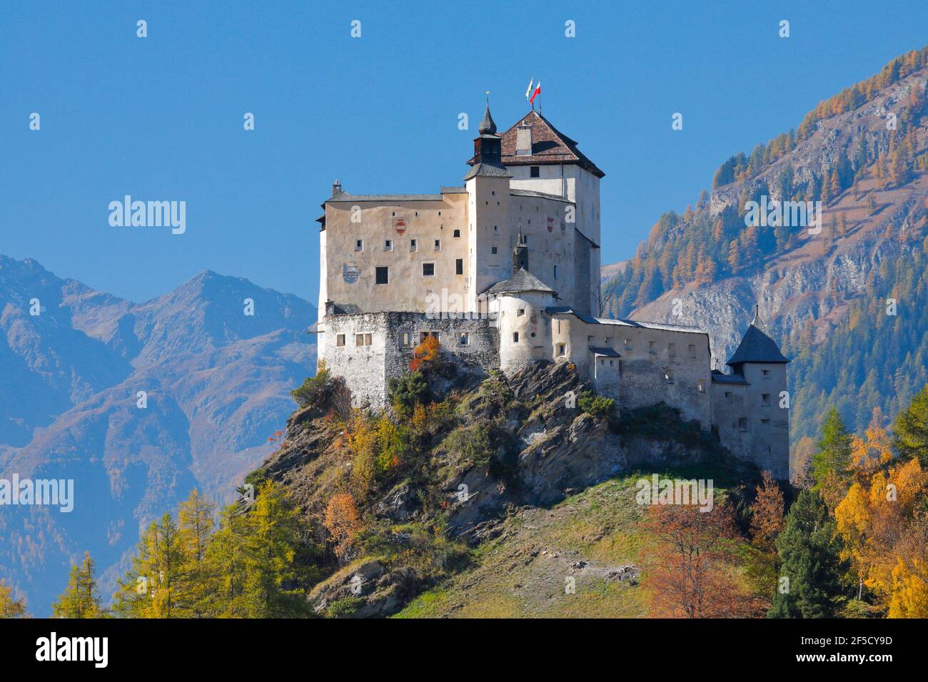 Geographie / Reisen, Schweiz, Schloss Tarasp, Graubünden, Zusatz-Rechteklärung-Info-nicht-verfügbar Stockfoto