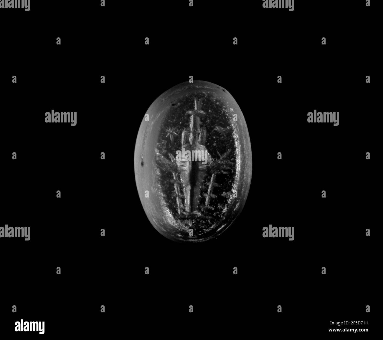 Eingraviertes Juwel. Unbekannt Stockfoto