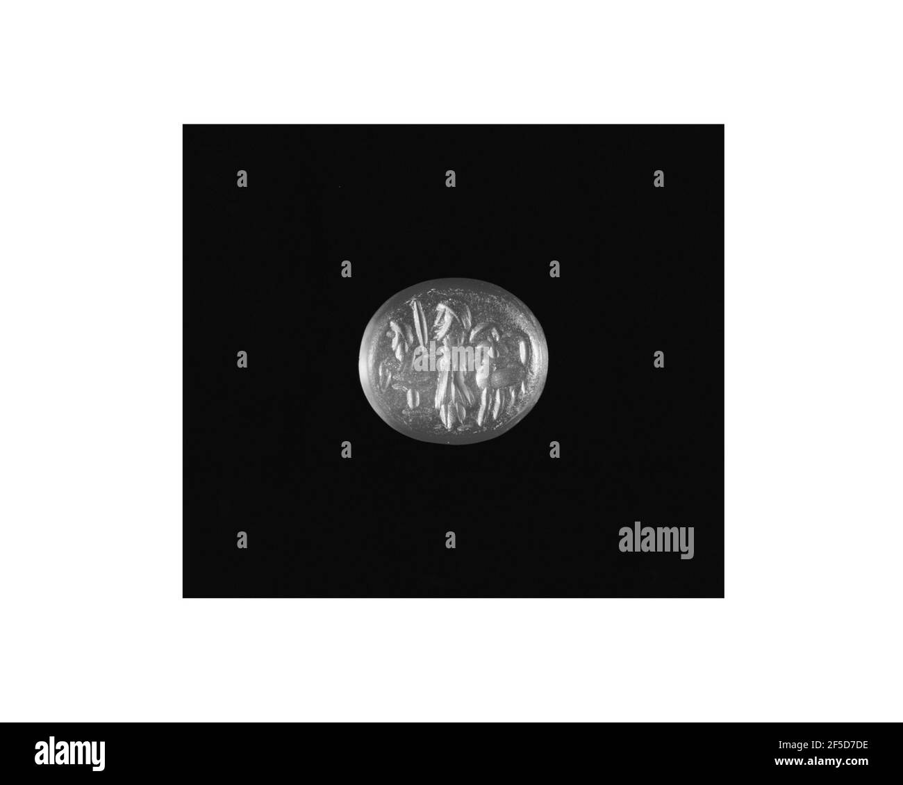 Eingraviertes Juwel. Unbekannt Stockfoto