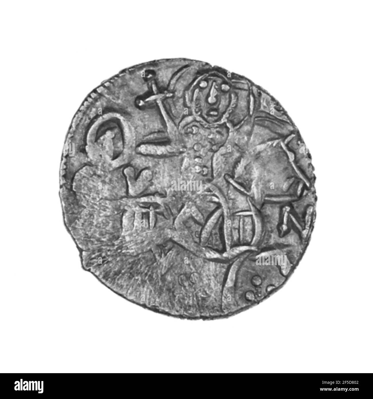 Nicht Zugeschriebene Trapezunte Münze. Unbekannt Stockfoto