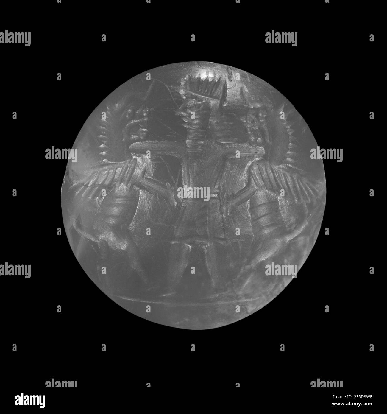 Konoidstempel-Siegel. Unbekannt Stockfoto