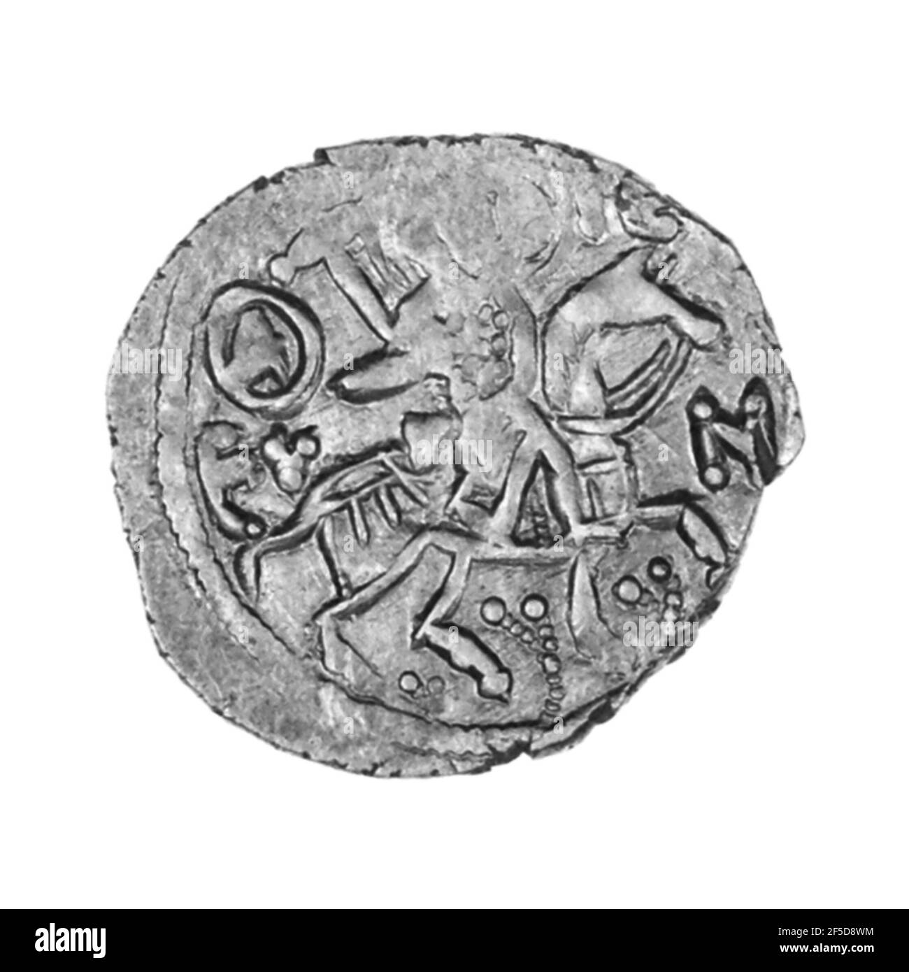 Nicht Zugeschriebene Trapezunte Münze. Unbekannt Stockfoto