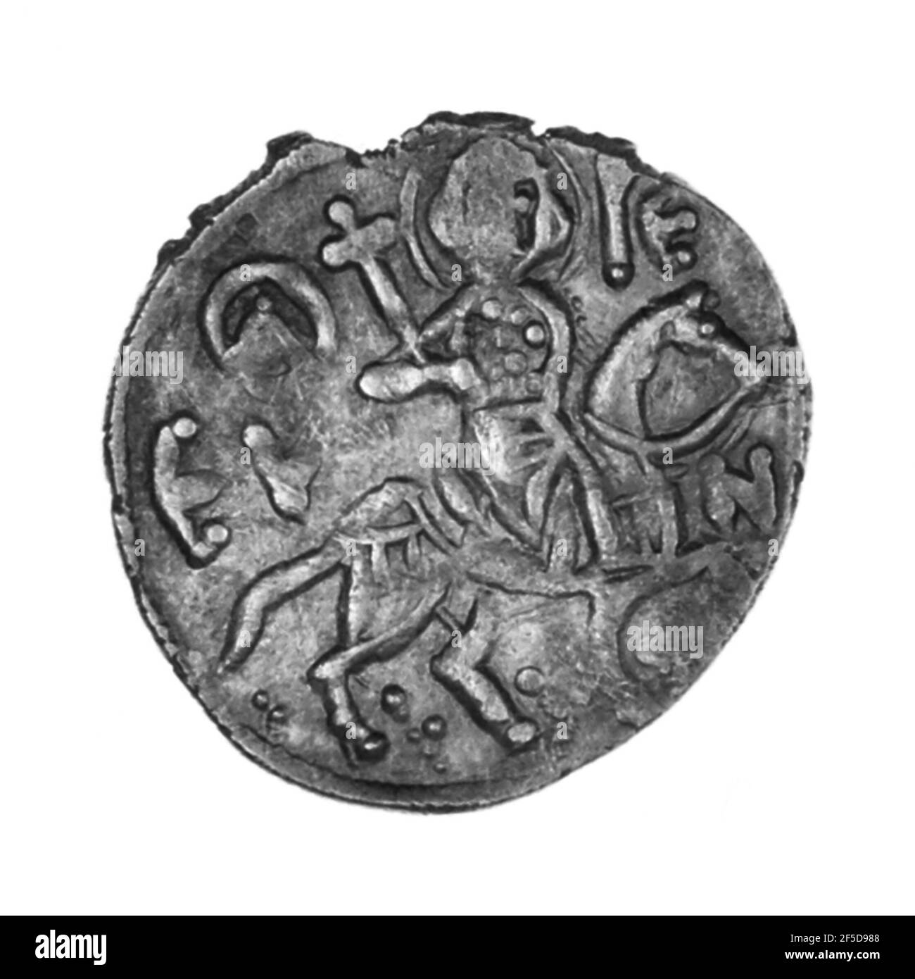 Nicht Zugeschriebene Trapezunte Münze. Unbekannt Stockfoto