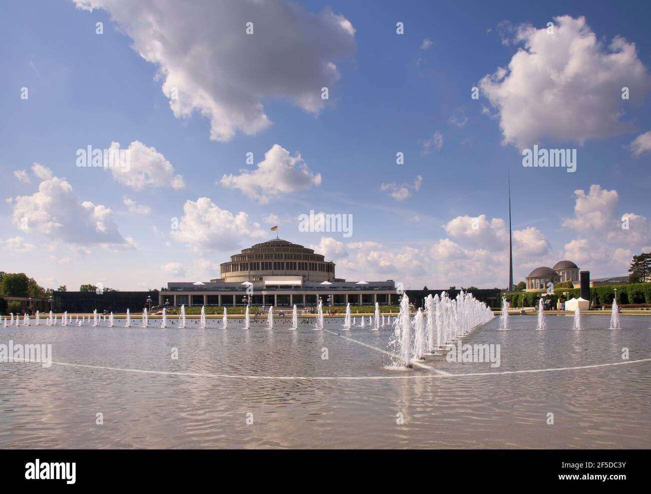 Centennial Hall in Breslau. Polen Stockfoto