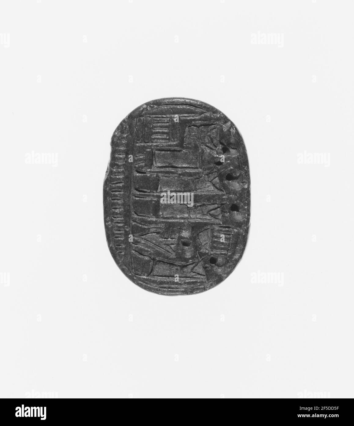 Eingravierter Schal. Lyre Player Group (Cilician) Stockfoto