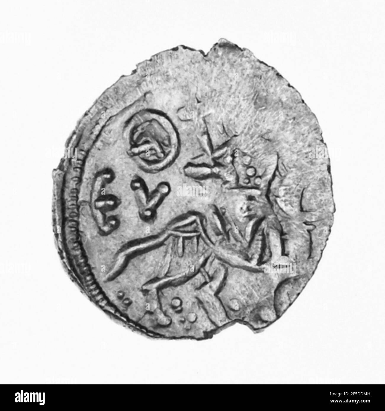 Nicht Zugeschriebene Trapezunte Münze. Unbekannt Stockfoto