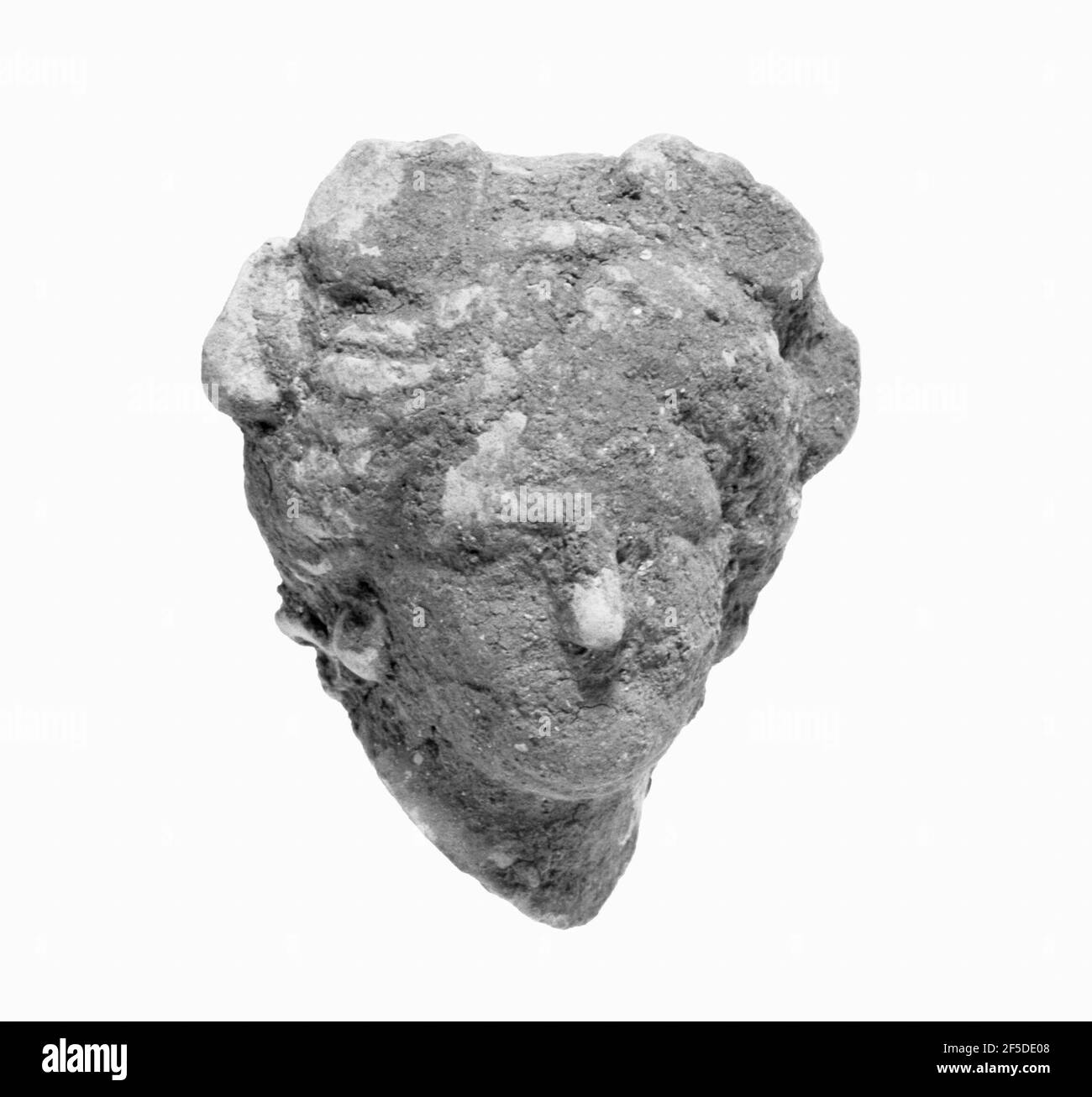 Kopf mit Kranz. Unbekannt Stockfoto