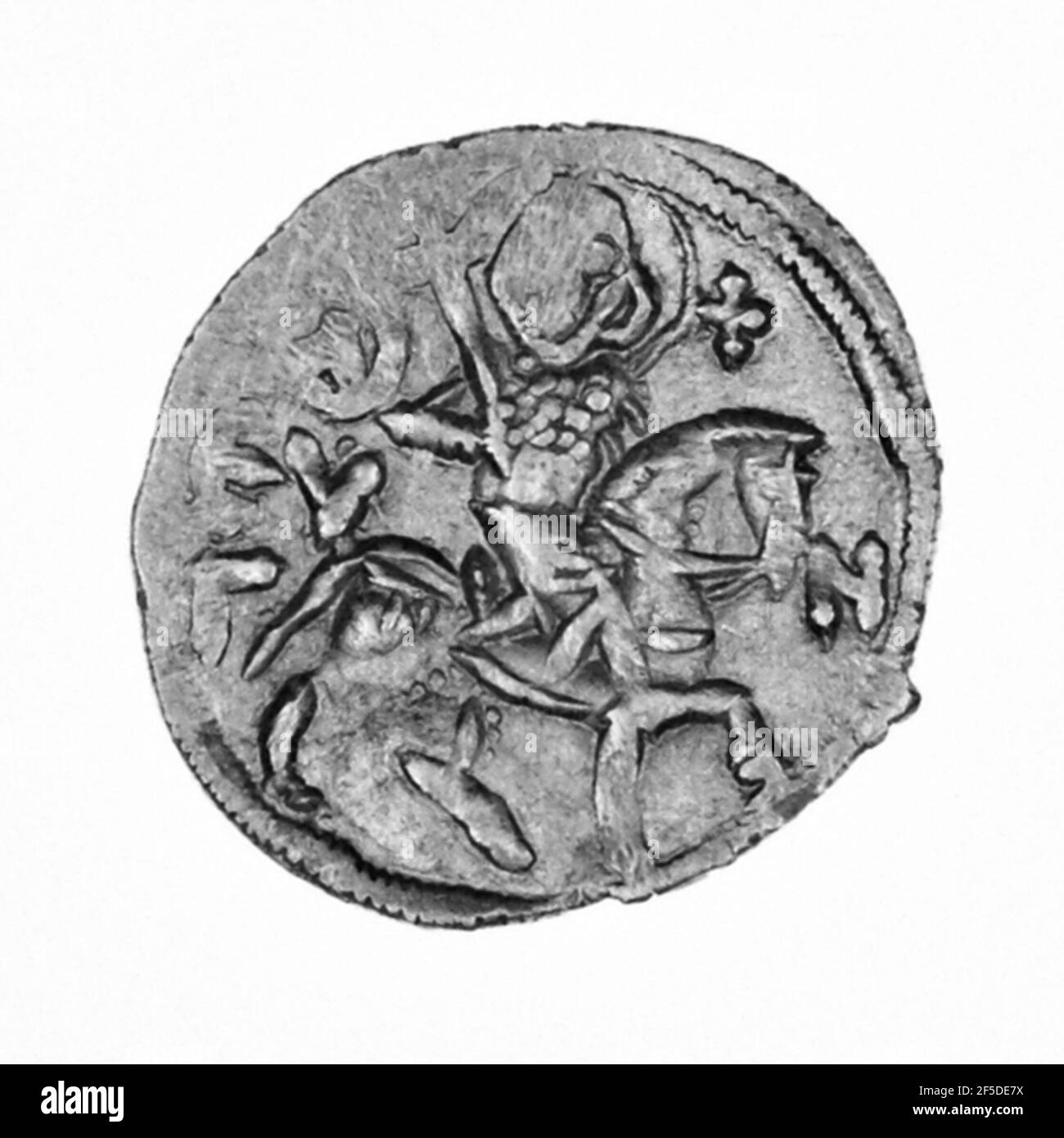 Nicht Zugeschriebene Trapezunte Münze. Unbekannt Stockfoto