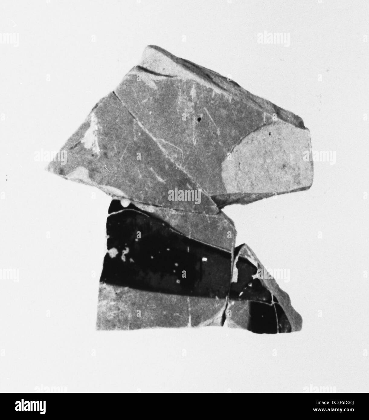 Attic Panathenaic Amphora Fragment (bestehend aus 4 verbundenen Fragmenten). Unbekannt Stockfoto