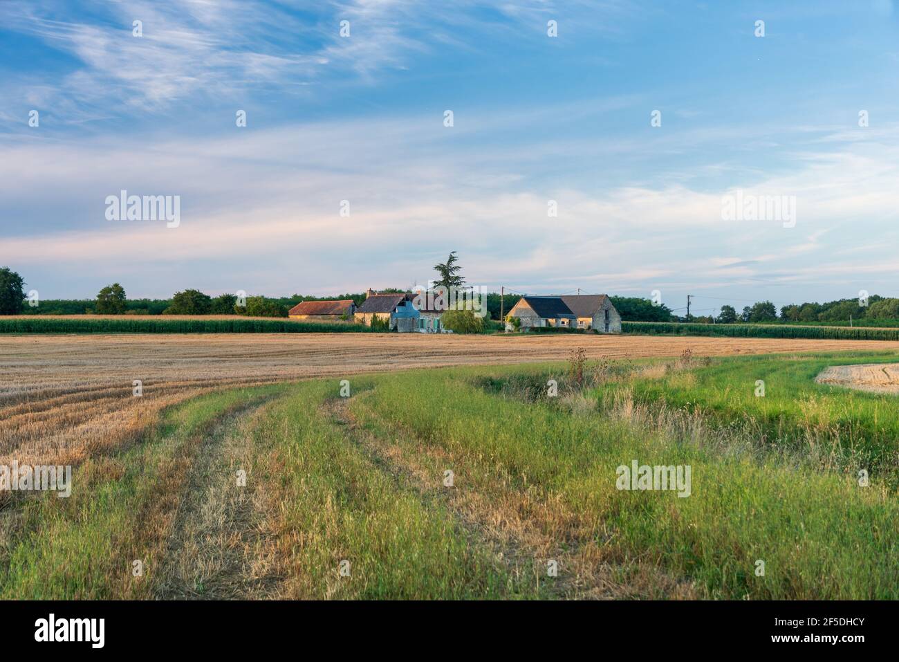 Ein französisches Landhaus, das modernisiert wurde und ist Als Ferienhaus rausgelassen Stockfoto