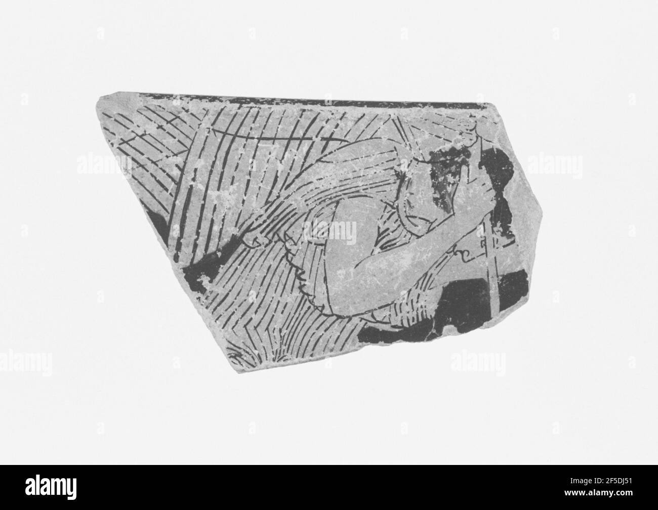Dachgeschoss Rot-Figur Kantharos Fragment. Penthesilea Maler (Griechisch (Dachboden)) Stockfoto