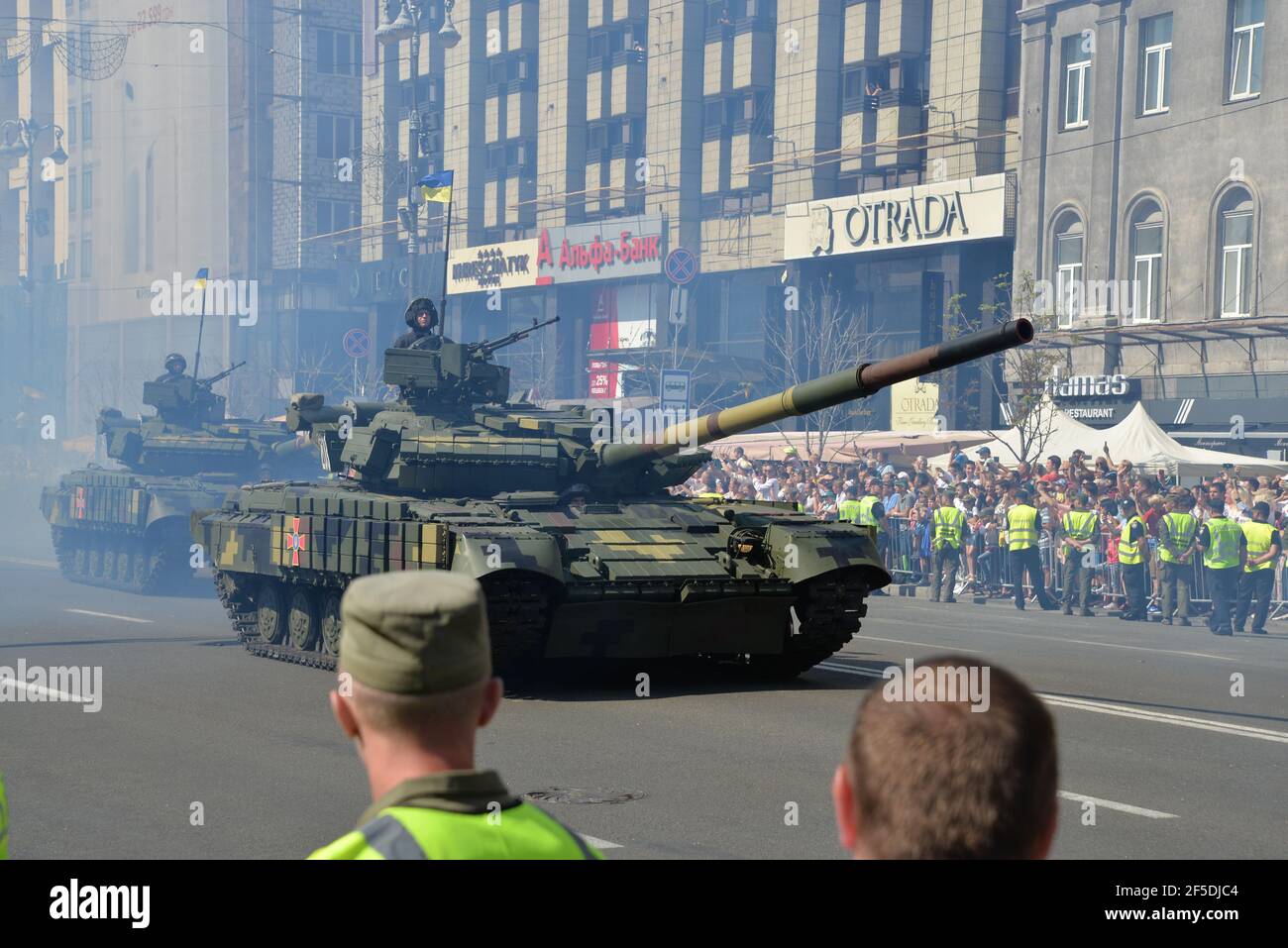 Kiew, Ukraine - 24 2018. August: Unabhängigkeitstag Parade auf der Chreschtschatyk Straße Stockfoto