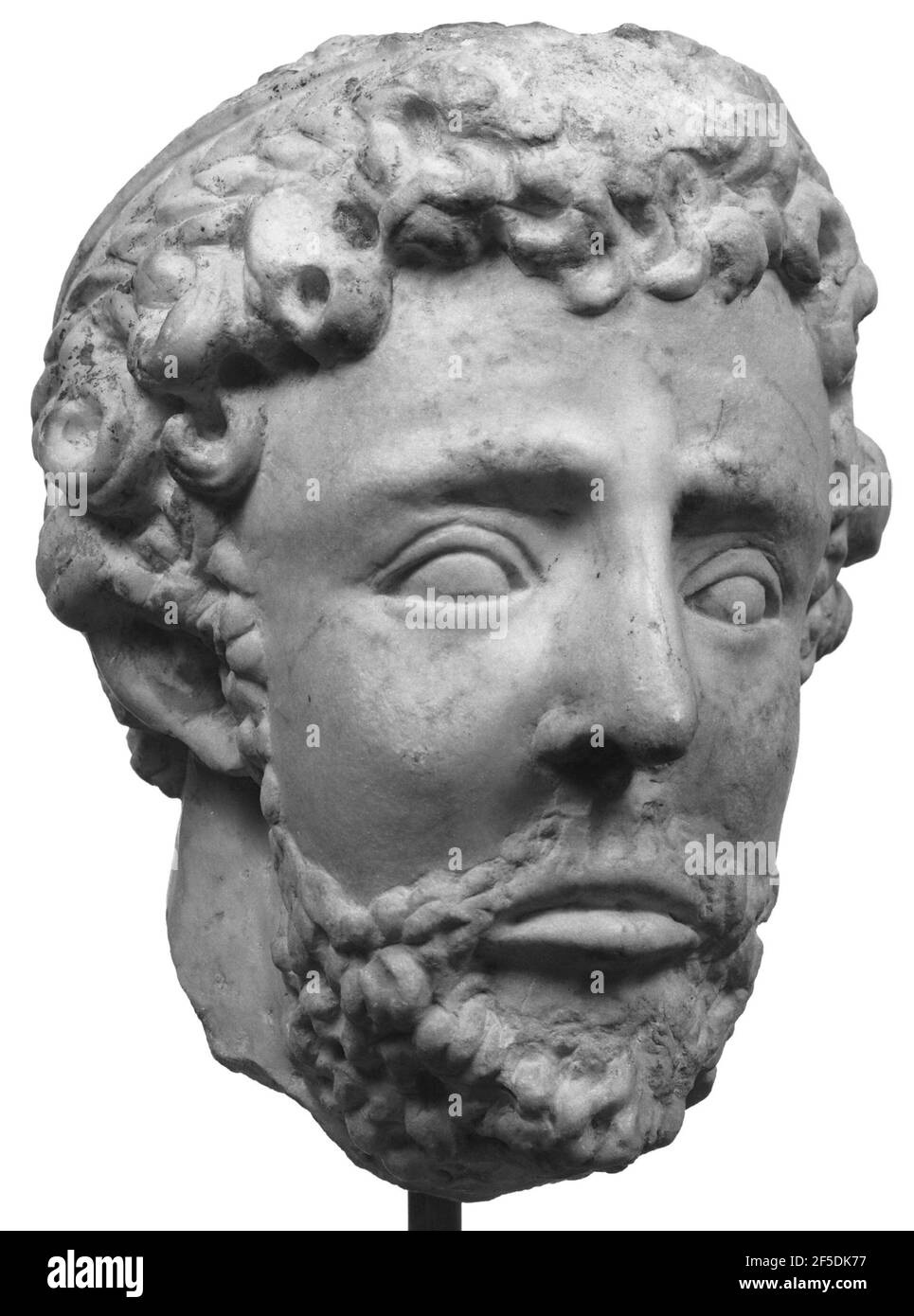 Nachahmung eines römischen Bildnis eines Bartmanne. Unbekannt Stockfoto