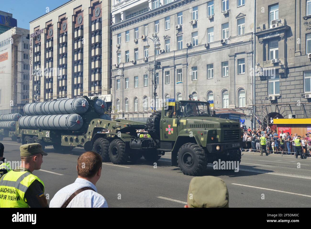 Kiew, Ukraine - 24 2018. August: Unabhängigkeitstag Parade auf der Chreschtschatyk Straße Stockfoto