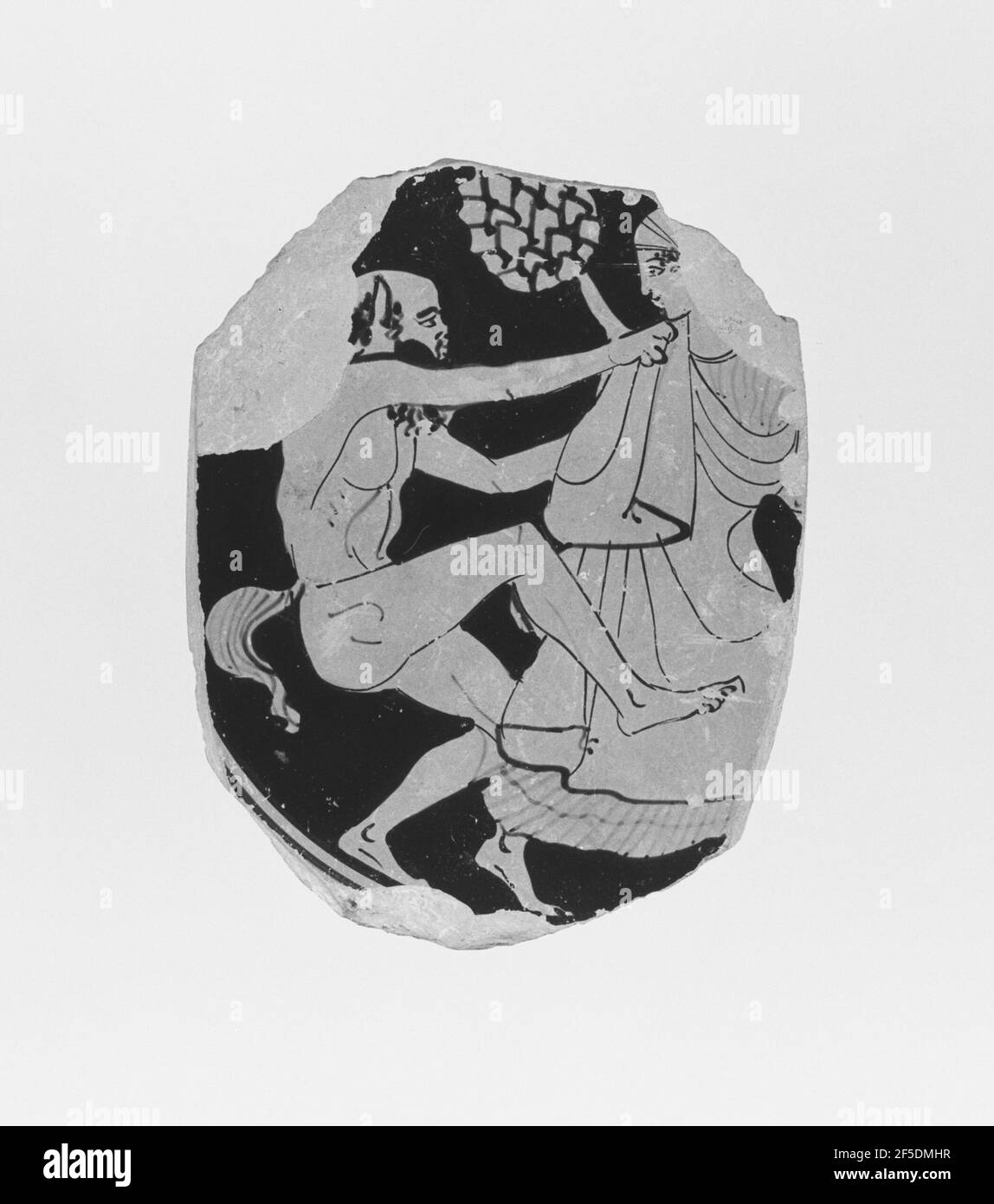Attic Red-Figure Cup Fragment. Aberdeen Maler (Griechisch (Dachboden)) Stockfoto