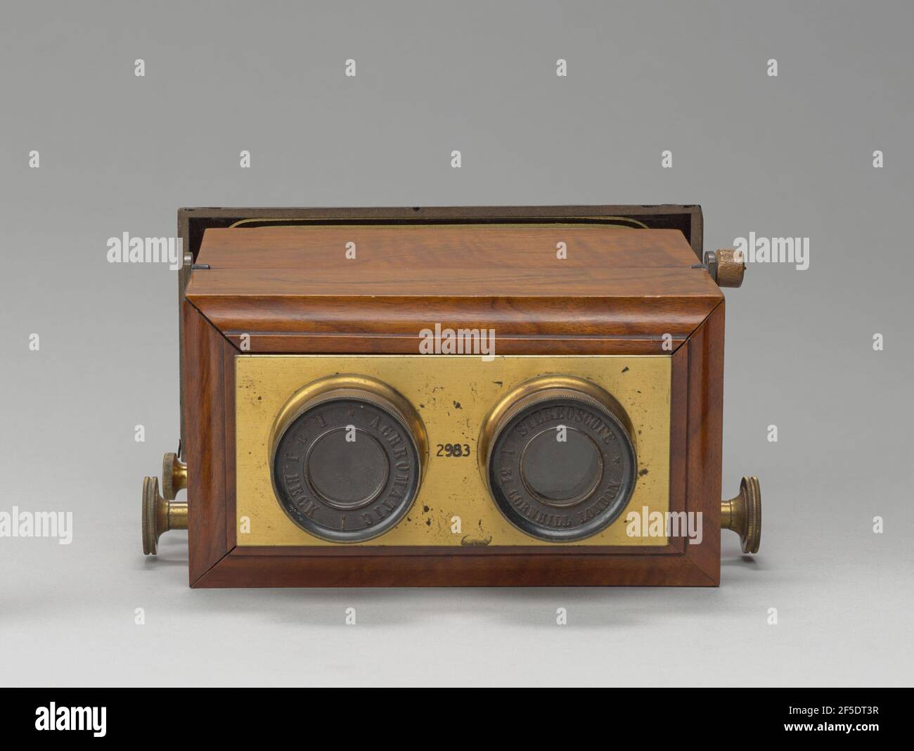 Stereoskop (umschaltbar in Box). Stockfoto