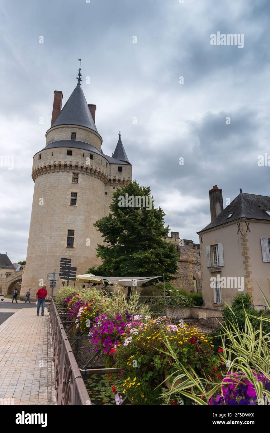 Das Schloss in Langeais im Loire-Tal, Frankreich. Stockfoto