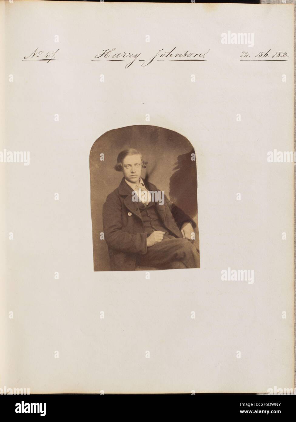 Harry Johnson. Unbekannt Stockfoto