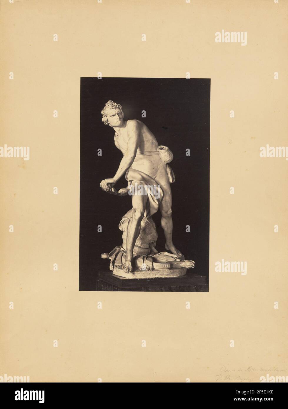 Berninis David. James Anderson (Großbritannien, 1813 - 1877) Stockfoto