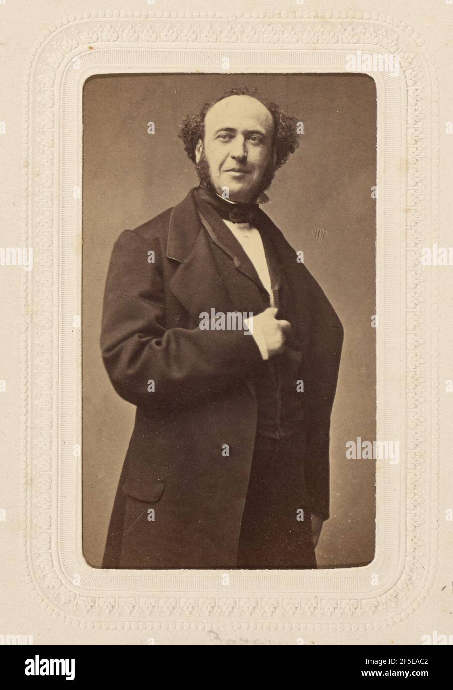 Jules Simon Pseudo. Von Jules Francois Simon Suisse, 1814 - 1896. Pierre Petit (Französisch, 1832 - 1909) Stockfoto