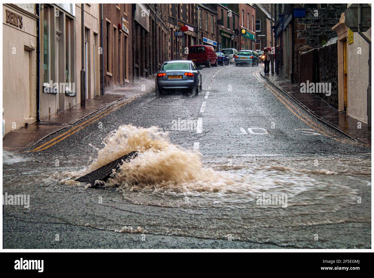 Regen Sturm Stockfoto