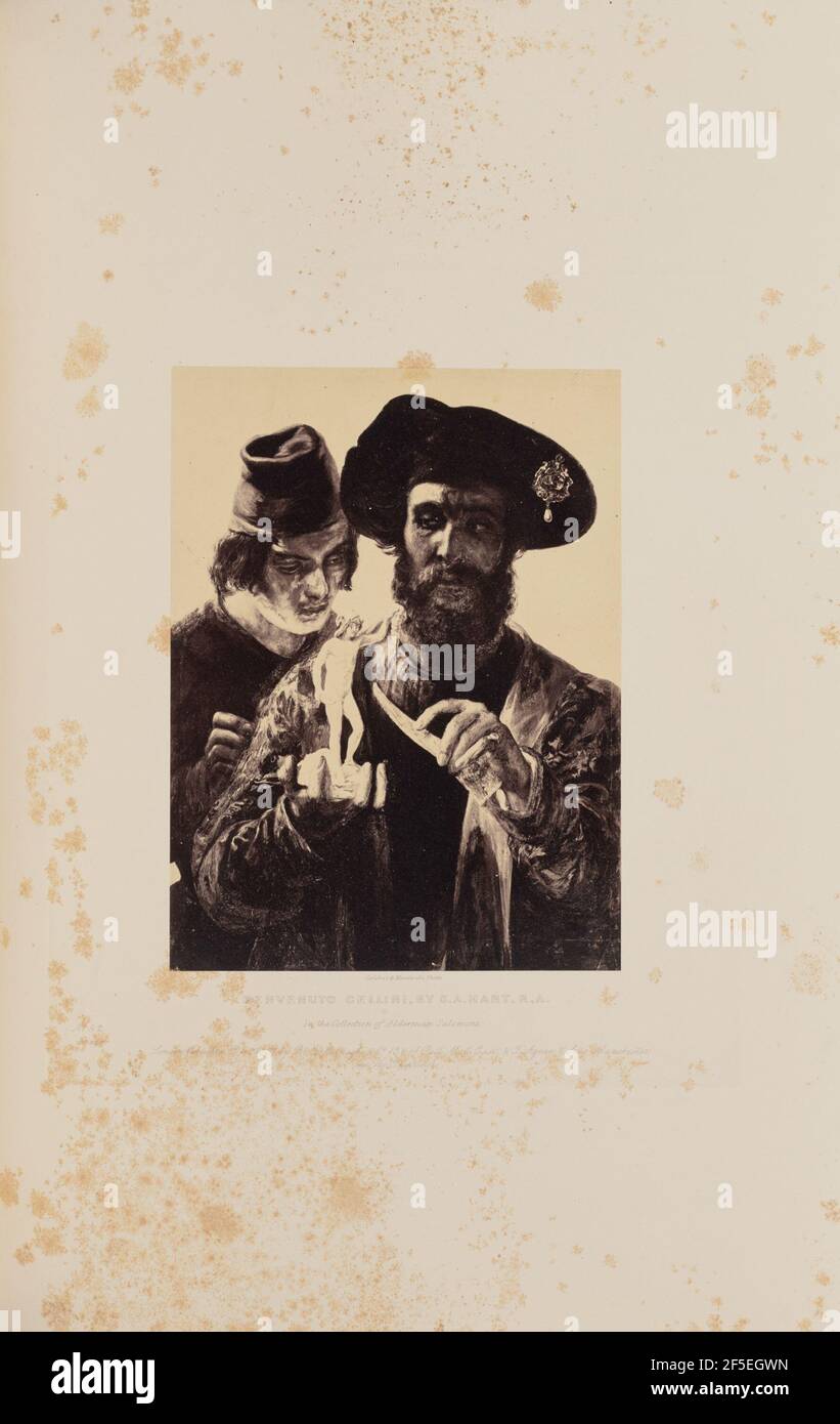 Benvenuto Cellini, von S.A. Hart, R.A. Caldesi & Montecchi (Großbritannien, aktiv 1850s) Stockfoto