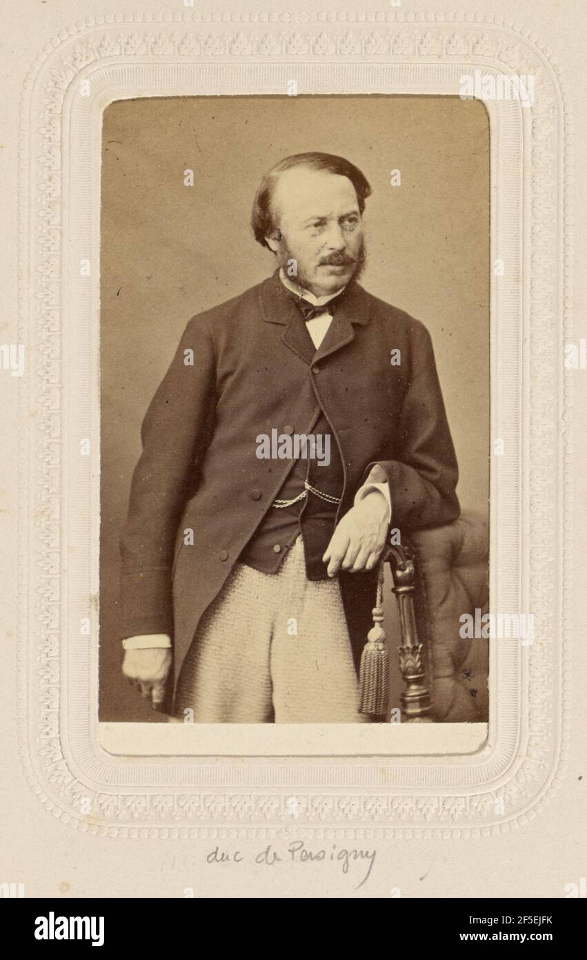 Duc de Persigny Jean Gilbert Victor Fialin de Persigny, 1808 - 1872. Pierre Louis Pierson (Französisch, 1822 - 1913) Stockfoto