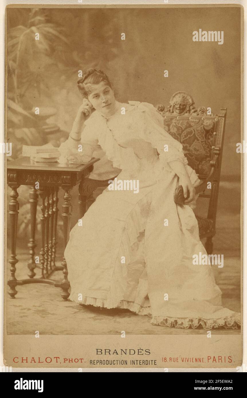 Marthe Brandes gerfant - 4e Acte). Isidore Alphonse Chalot (Französisch, aktiv um 1885) Stockfoto