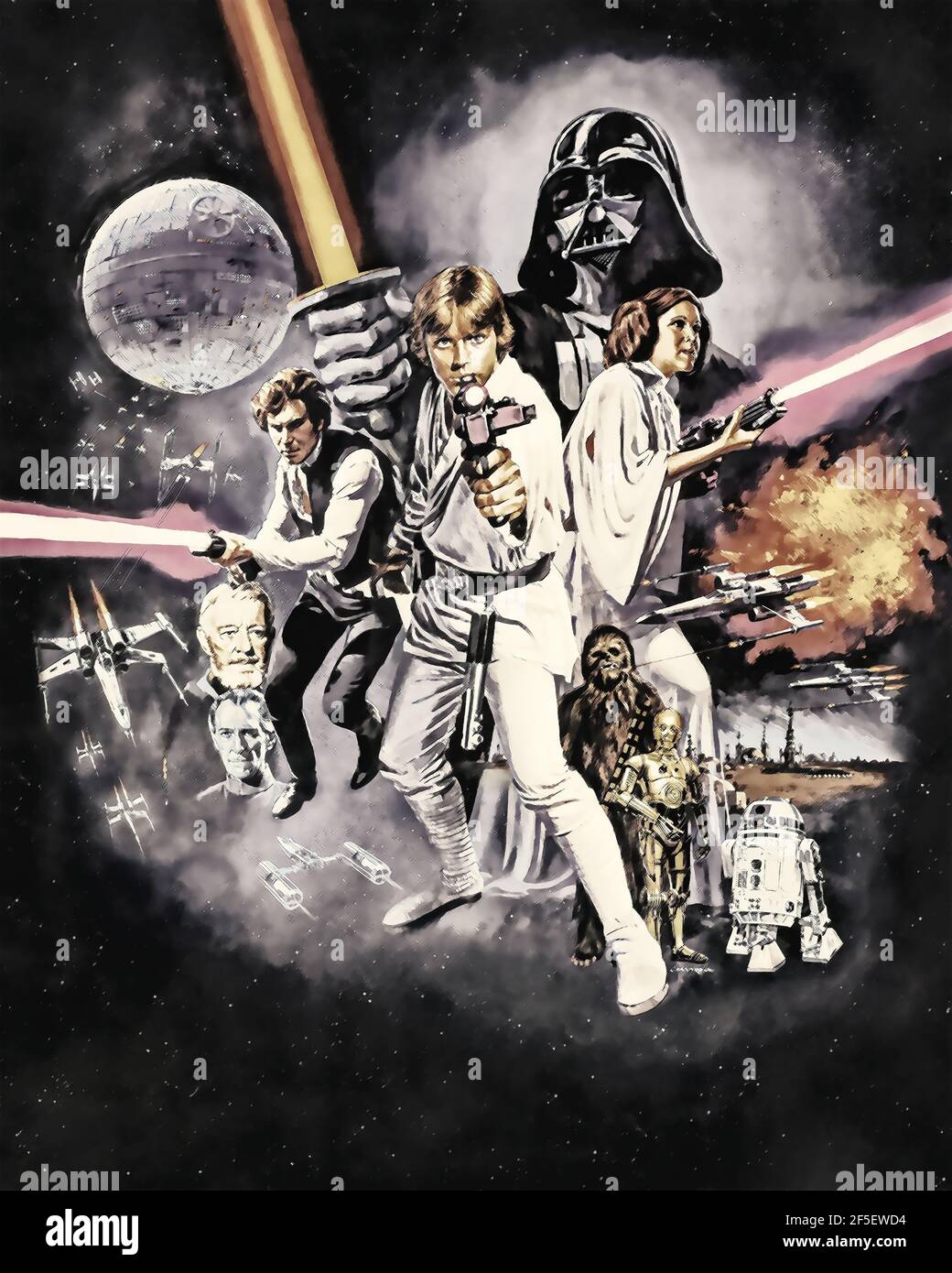 Star Wars-Poster Stockfoto