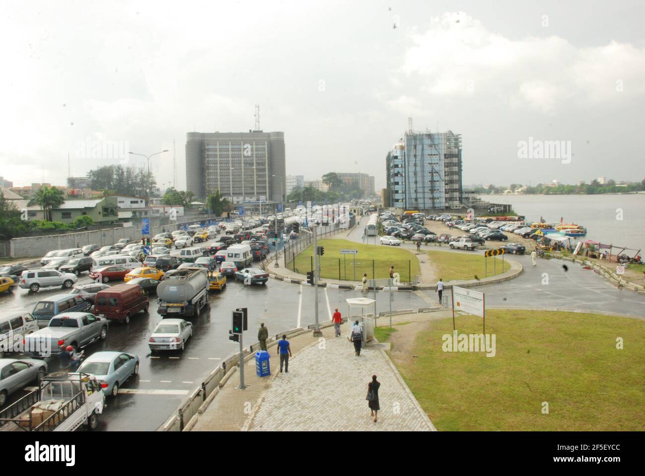 6. Lagos Metro: Lekki Express Road, Lagos, Nigeria. Stockfoto