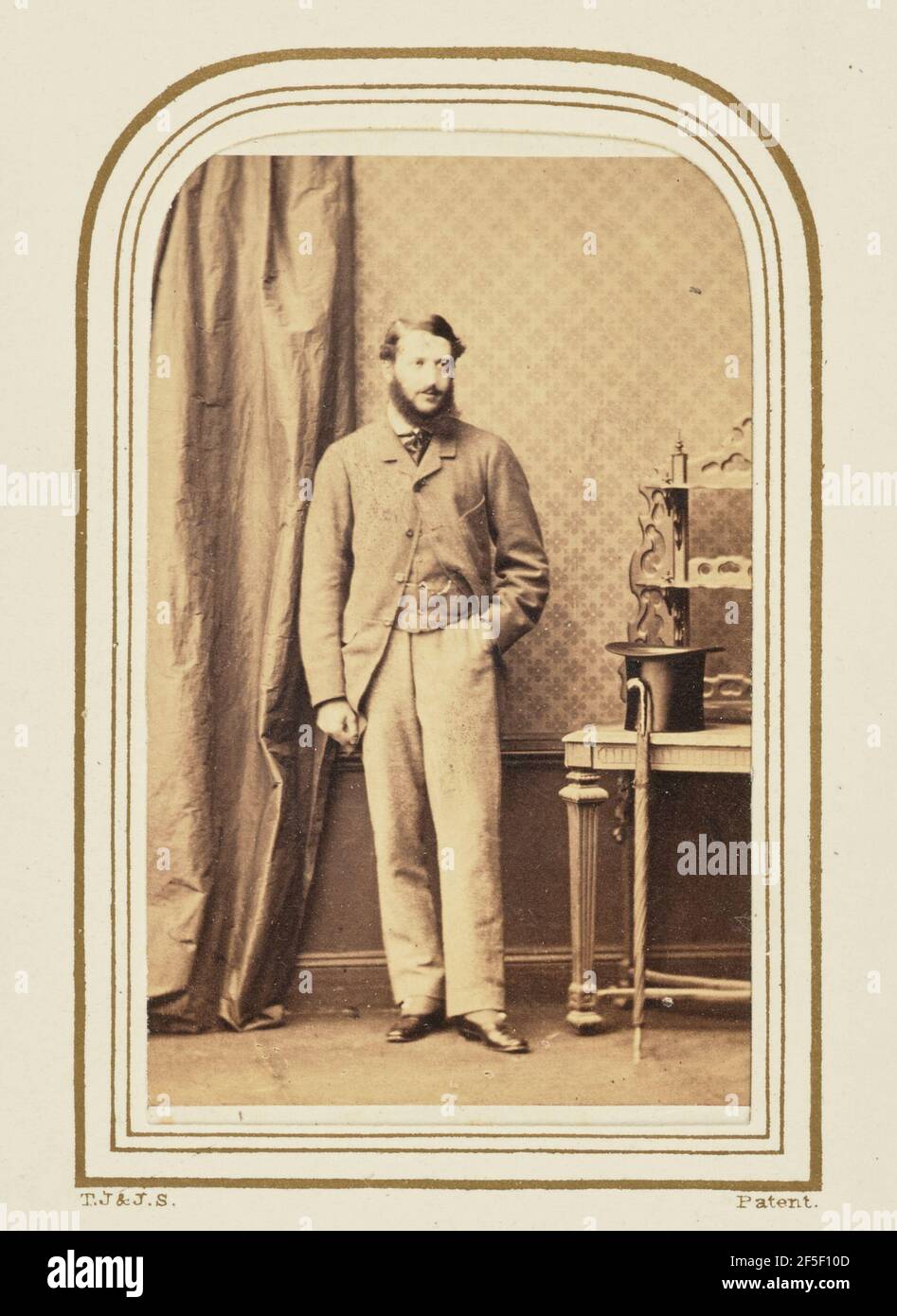 Baron Lionel Rothschild (1808 - 1879). Camille Silvy (Französisch, 1834 - 1910) Stockfoto